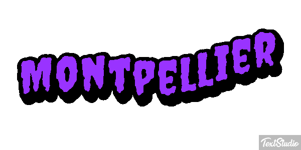 Montpellier テキスト効果