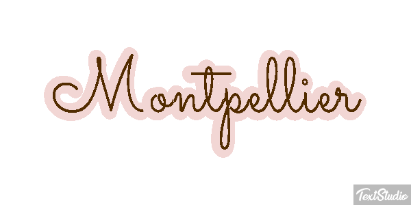 Montpellier テキスト効果
