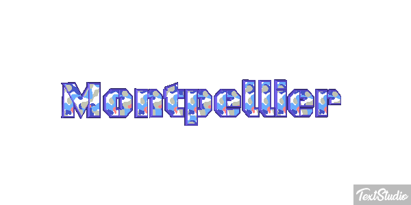 Montpellier テキスト効果