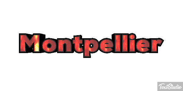 Montpellier テキスト効果