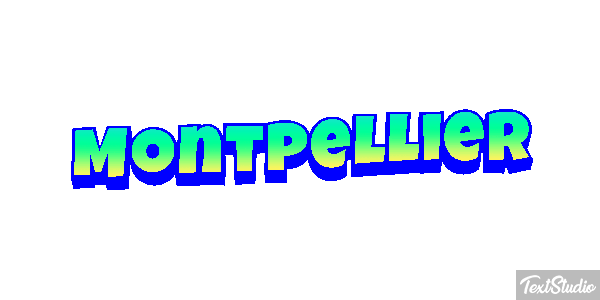 Montpellier テキスト効果