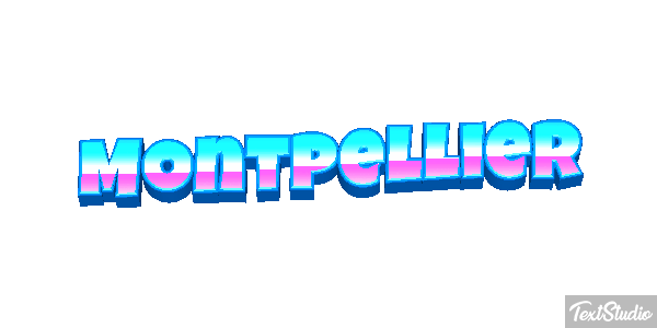 Montpellier テキスト効果