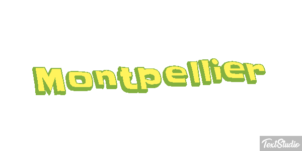 Montpellier テキスト効果