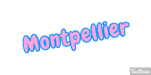 Montpellier テキスト効果