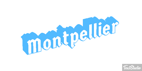Montpellier テキスト効果