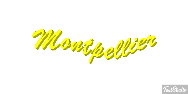 Montpellier テキスト効果