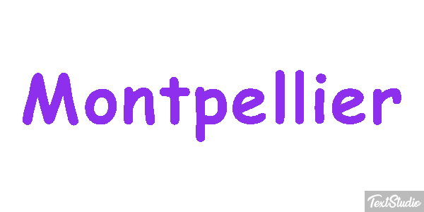 Montpellier テキスト効果
