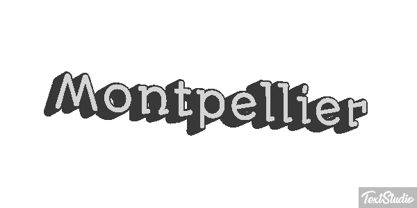 Montpellier テキスト効果