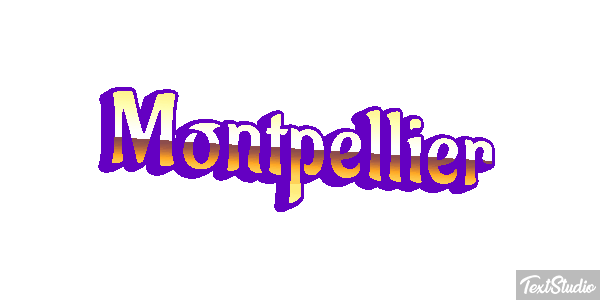 Montpellier テキスト効果