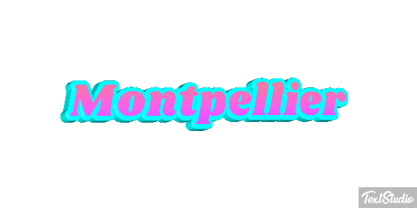 Montpellier テキスト効果