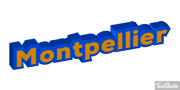 Montpellier テキスト効果