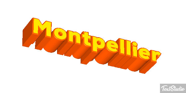 Montpellier テキスト効果