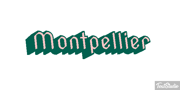 Montpellier テキスト効果
