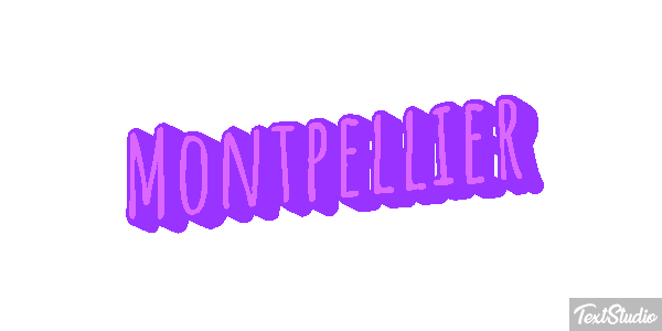 Montpellier テキスト効果