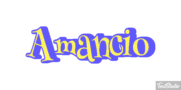 Amancio Efecto de texto