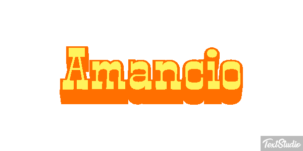 Amancio Efecto de texto