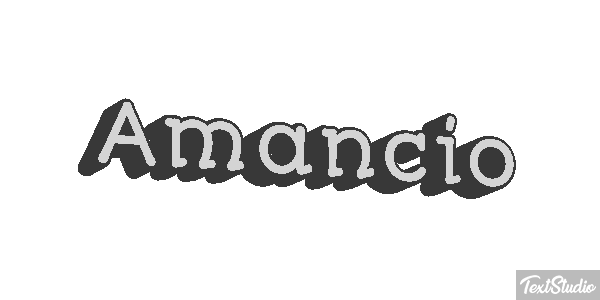 Amancio Efecto de texto