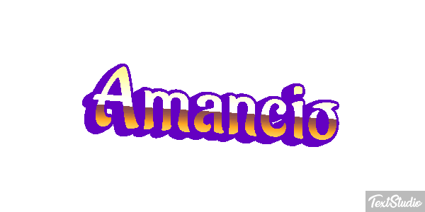 Amancio Efecto de texto