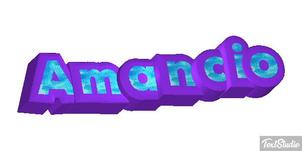 Amancio Efecto de texto