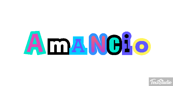 Amancio Efecto de texto