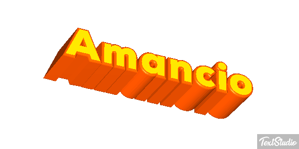 Amancio Efecto de texto