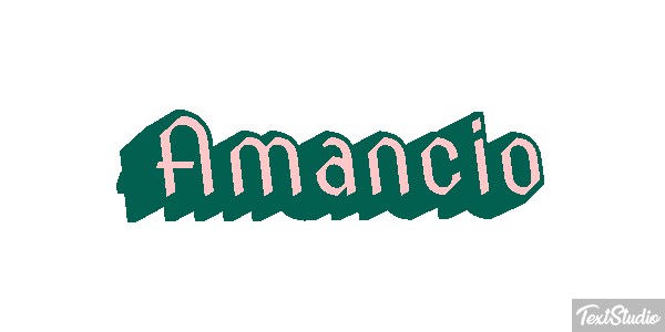Amancio Efecto de texto