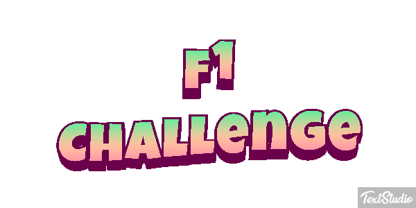 F1 Challenge Text effect