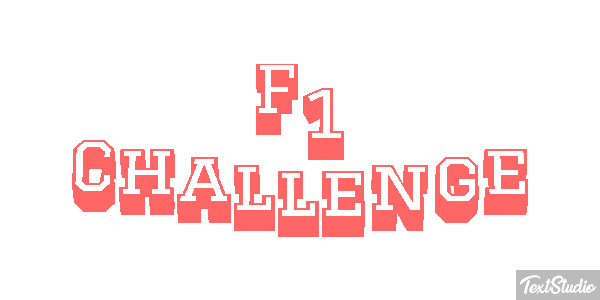 F1 Challenge Text effect