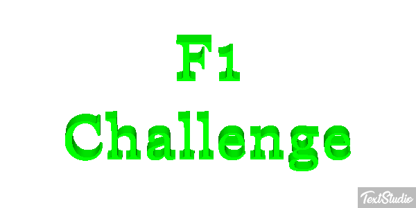 F1 Challenge Text effect