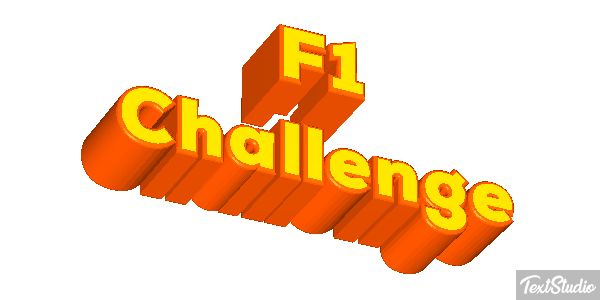 F1 Challenge Text effect