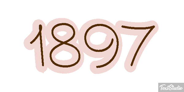 1897 Text effect