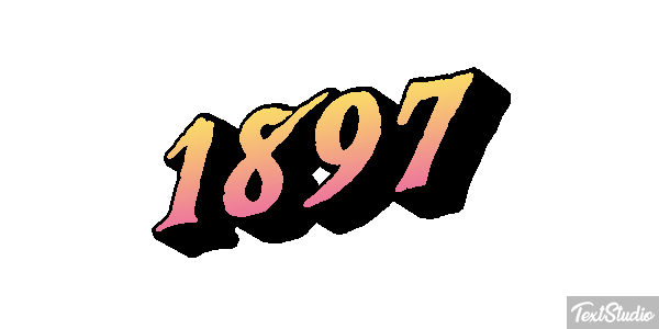 1897 Text effect