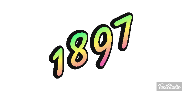 1897 Text effect
