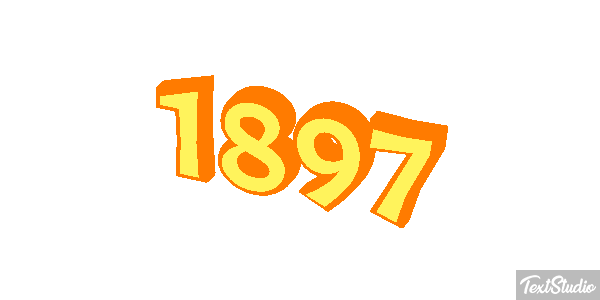 1897 Text effect