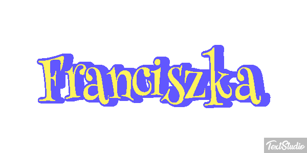 Franciszka Texteffekt