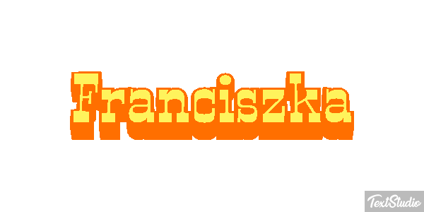 Franciszka Texteffekt
