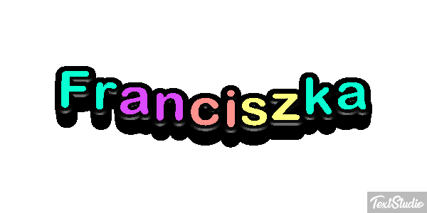 Franciszka Texteffekt
