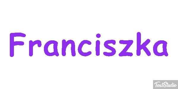 Franciszka Texteffekt