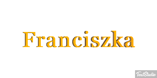 Franciszka Texteffekt