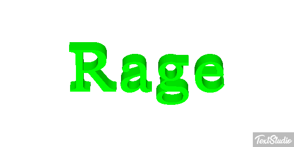 Rage Texteffekt