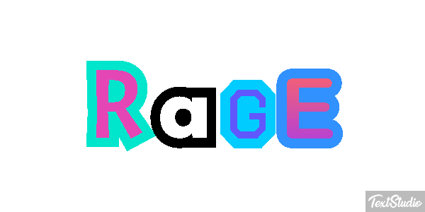 Rage Texteffekt