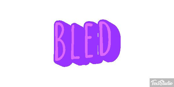 Bled Effetto testo
