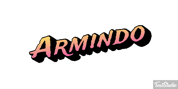 Armindo Текстовый эффект