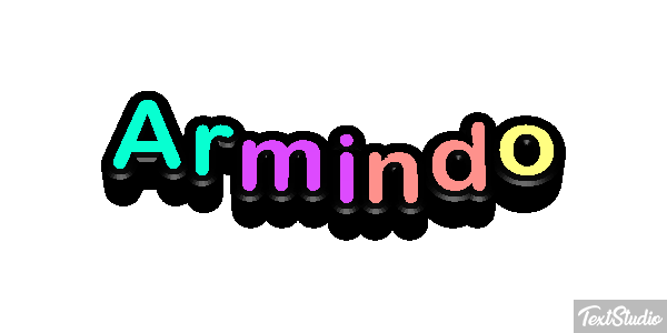 Armindo Текстовый эффект