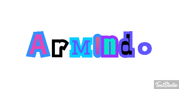 Armindo Текстовый эффект