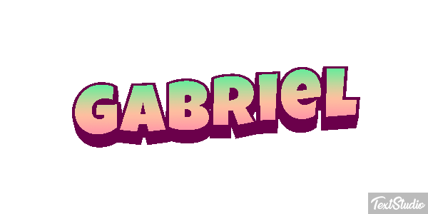 Gabriel Efecto de texto