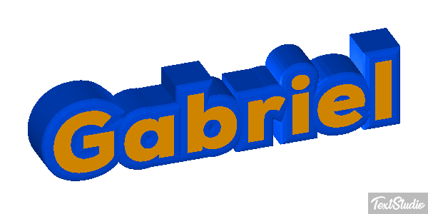 Gabriel Efecto de texto