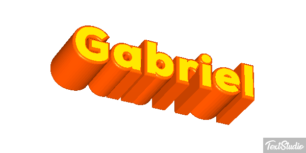 Gabriel Efecto de texto