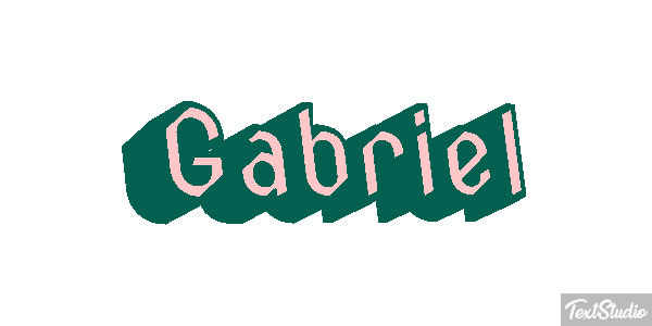 Gabriel Efecto de texto