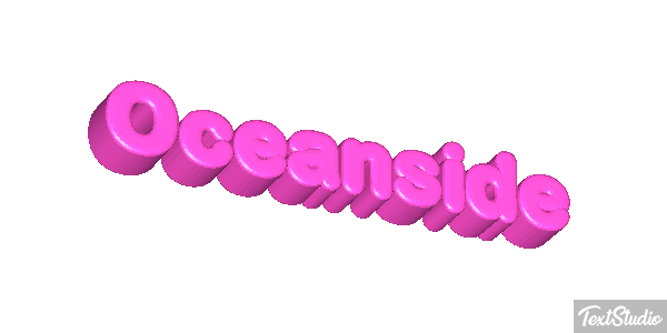 Oceanside Текстовый эффект